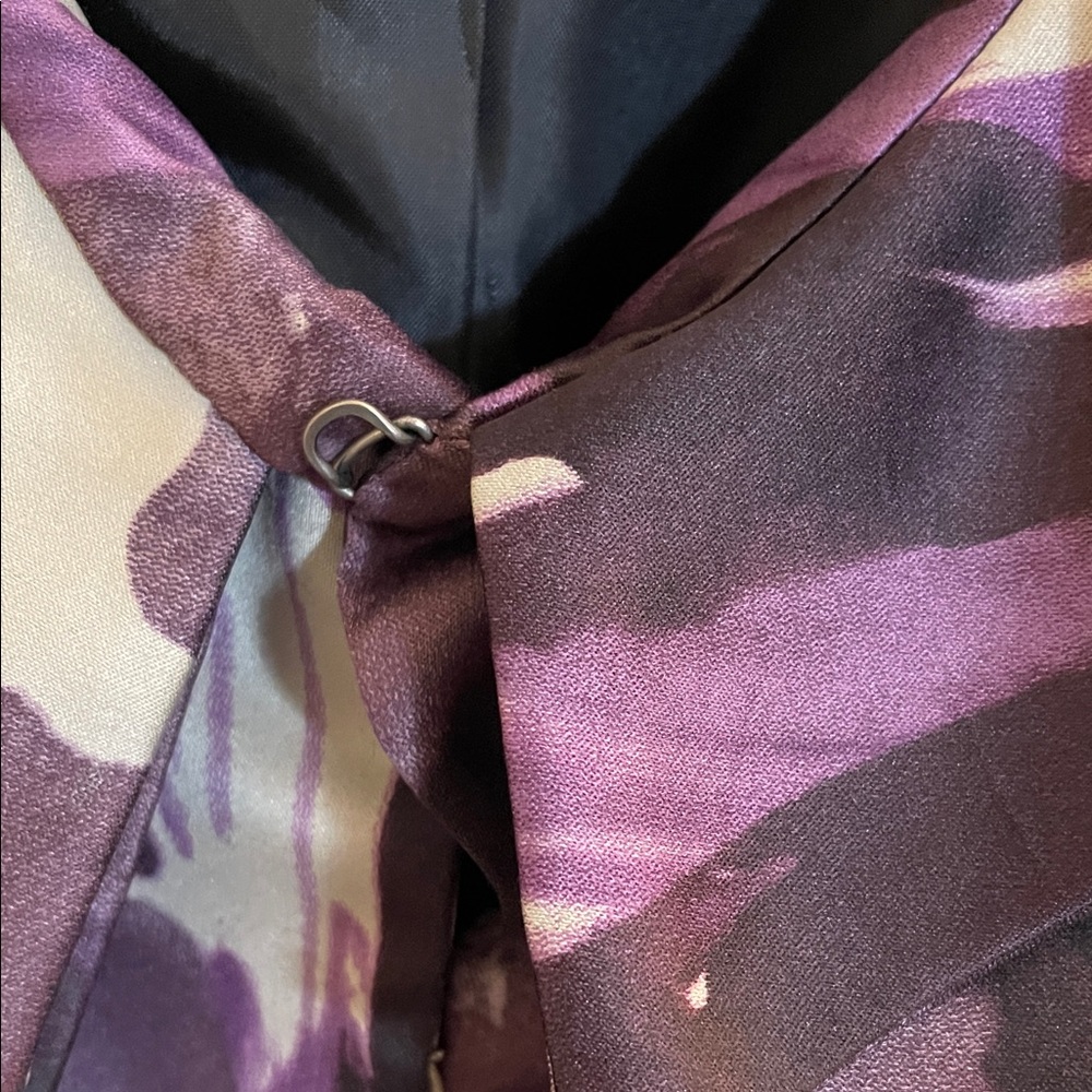 Simply Vera Vera Wang Abstract Purple and Black Tunic - Picture 5 of 14